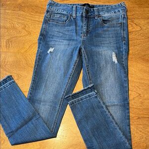 Harper Skinny Jeans with Distressed Details